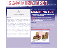 Tablet Screenshot of madininafret.com